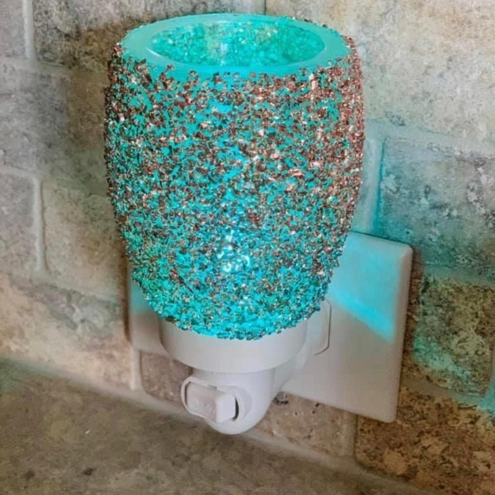 💜 wall scentsy plug in ( Teal Glitter ) 🎁